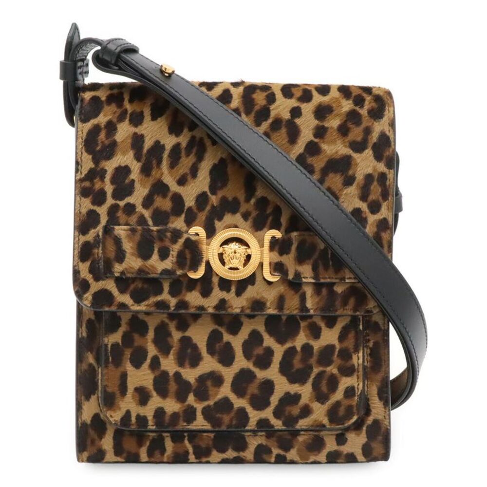 Versace Medusa Leopard Shoulder Bag
